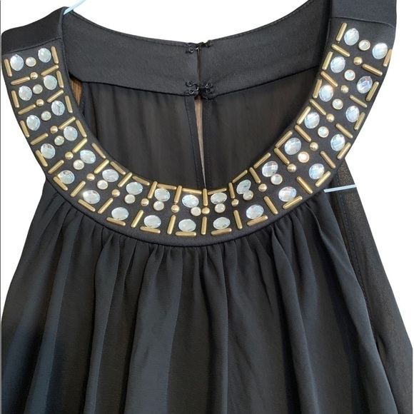 Women’s Thalia Sodi small black, white and blue dress. Empire neckline. - Picture 3 of 9